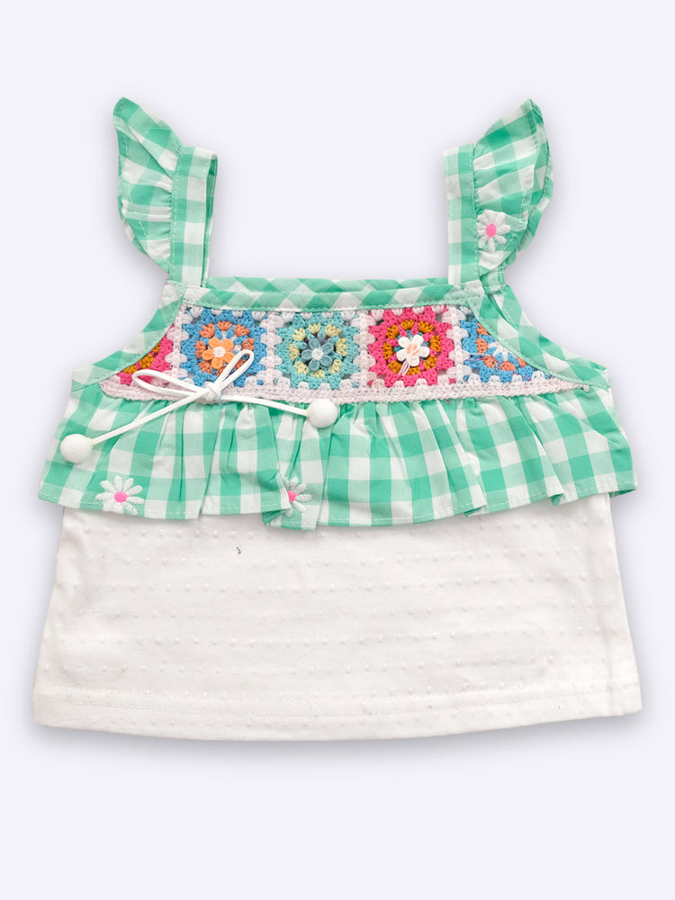 KIKO Pure Cotton Top with Printed Shorts