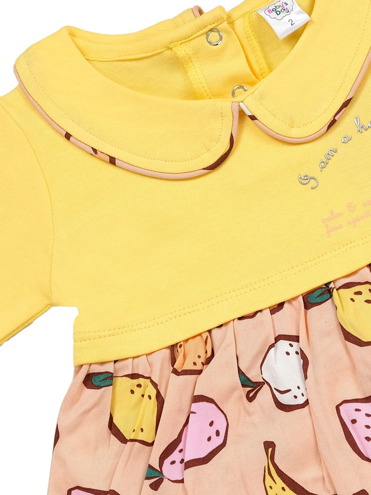 Girls Printed Top with Leggings