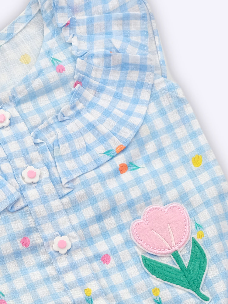 Baby's Day Girls Pure Cotton Top and Shorts