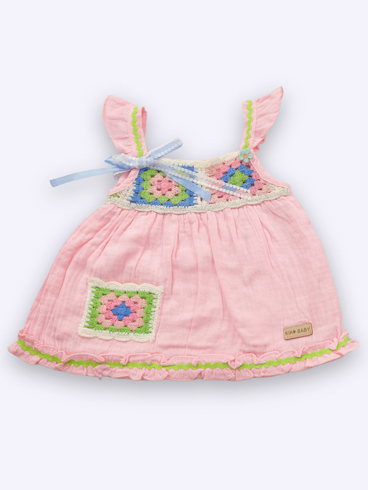 KIKO Cotton Dunagree Set for New Born Baby