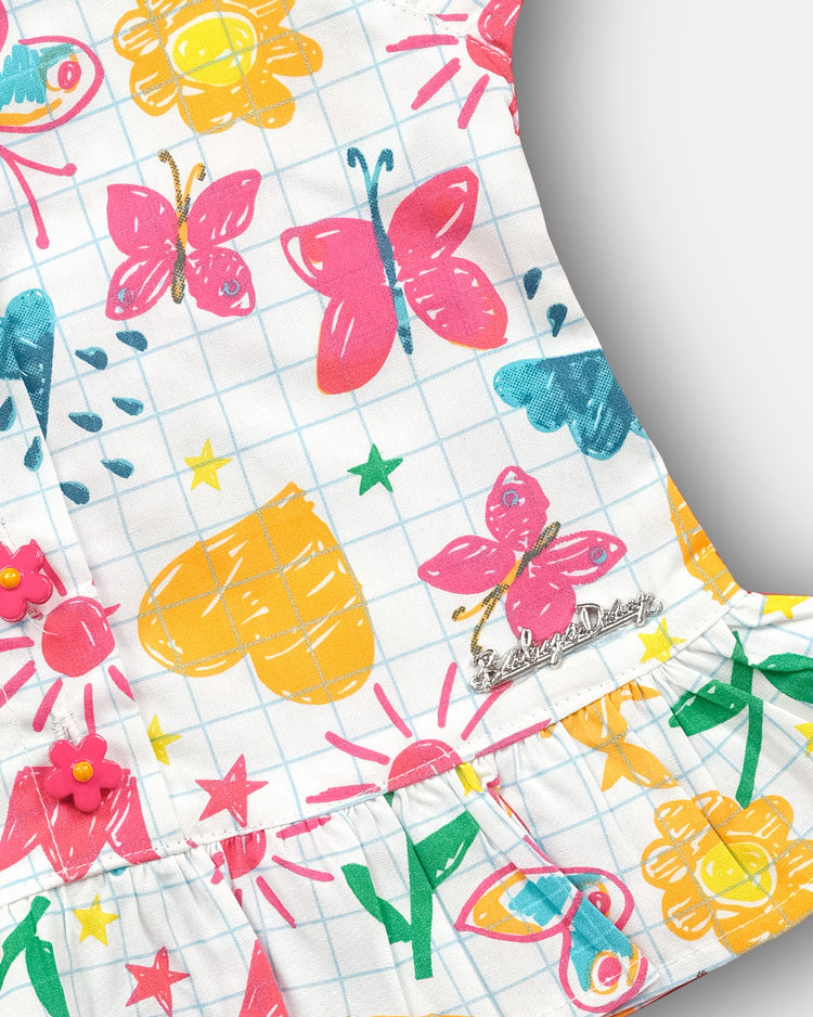 BABY'S DAY Sleeveless Tops and Denim Shorts