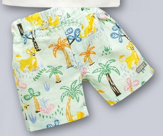 Pompidou Baby Boys Casual Shirt with Shorts