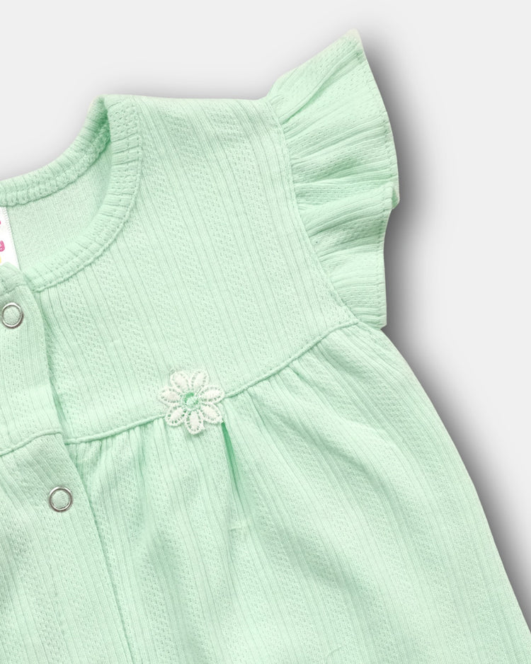 JELLY JOY Baby Girl Chambray Romper