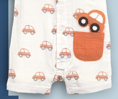 Pompidou Full Sleeves Rompers For Baby Boys