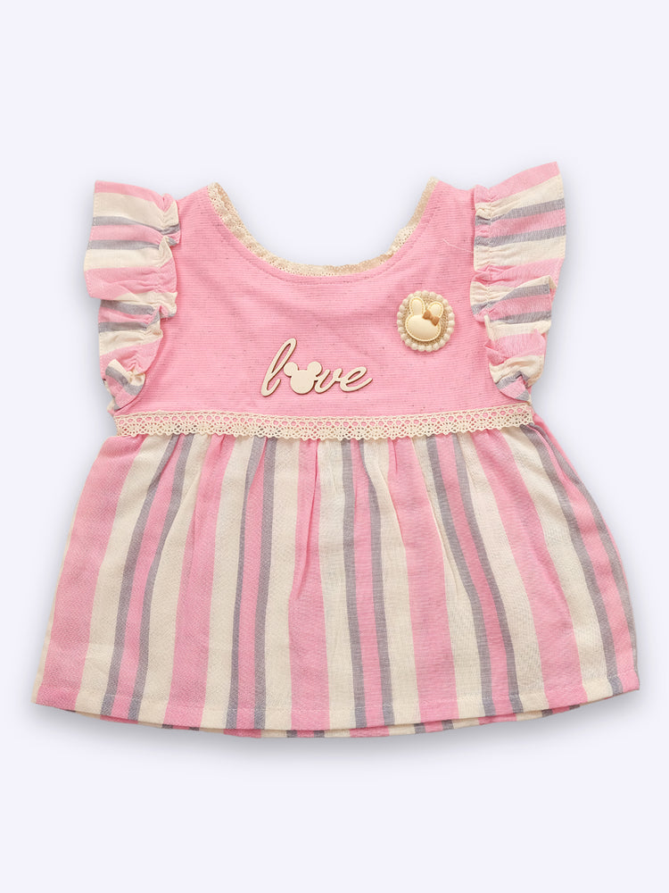 KIKO Baby Girls Printed Top with Shorts