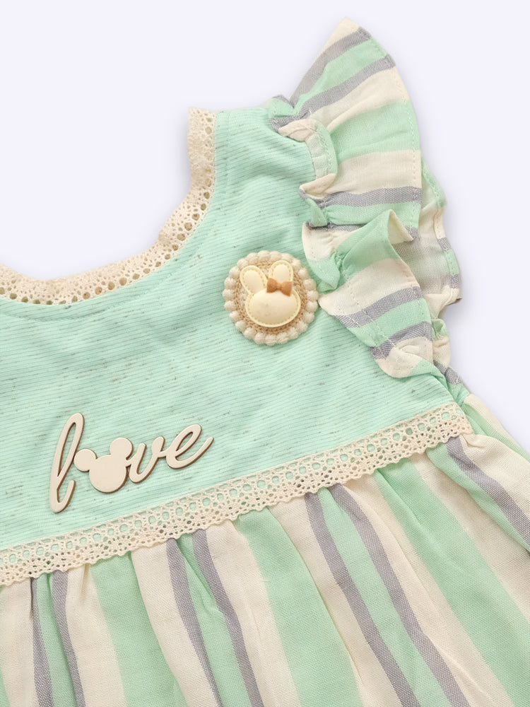 KIKO Baby Girls Printed Top with Shorts