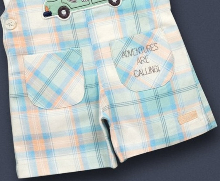 Pompidou Printed Full Sleeves Rompers For Baby Boys