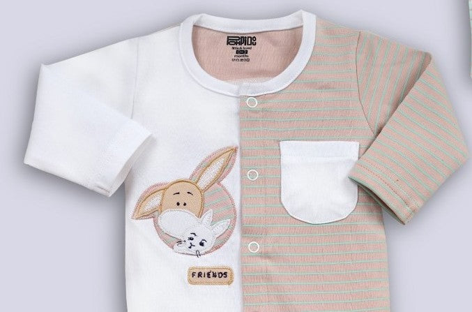 Pompidou Full Sleeves Rompers For Baby Boys