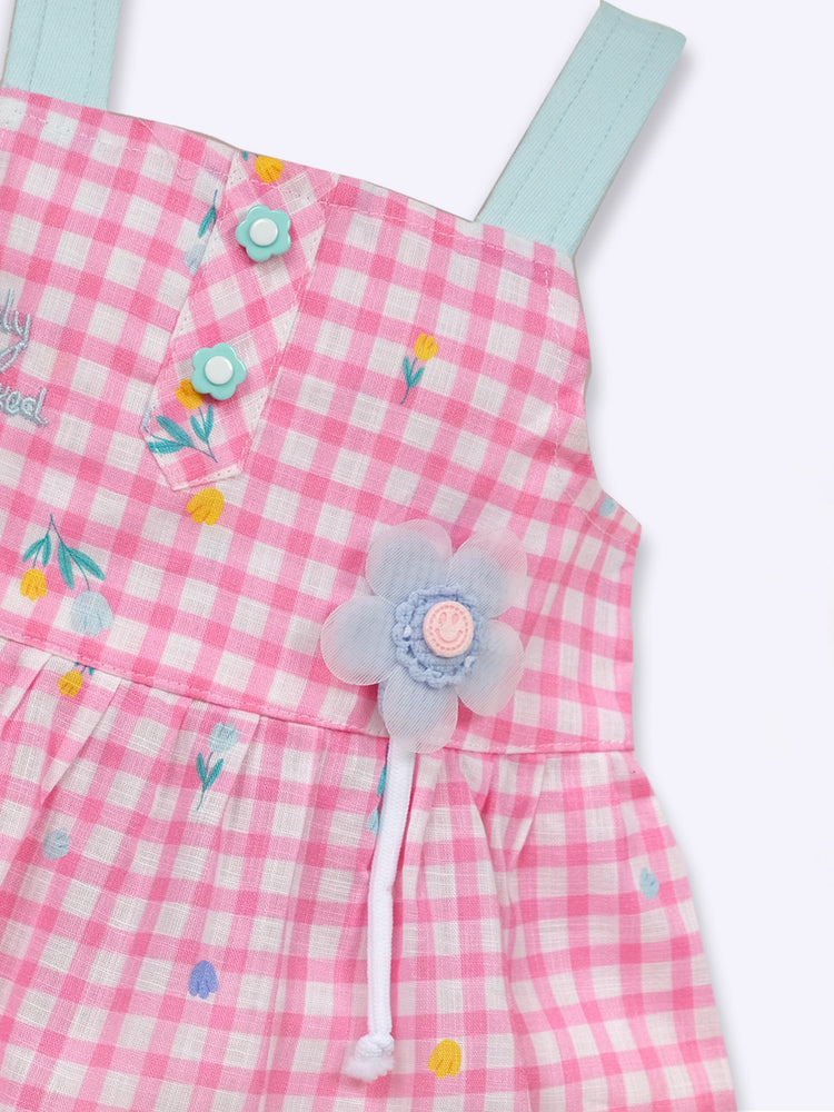 Baby's Day Frock Fit & Flare Dress with panty