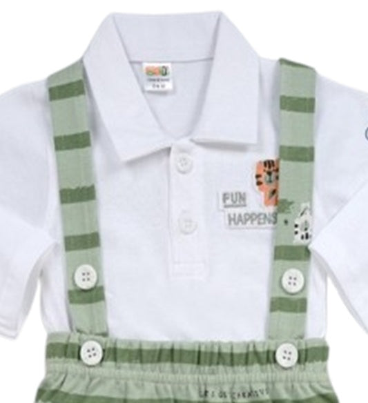 Pompidou Full Sleeves Rompers For Baby Boys