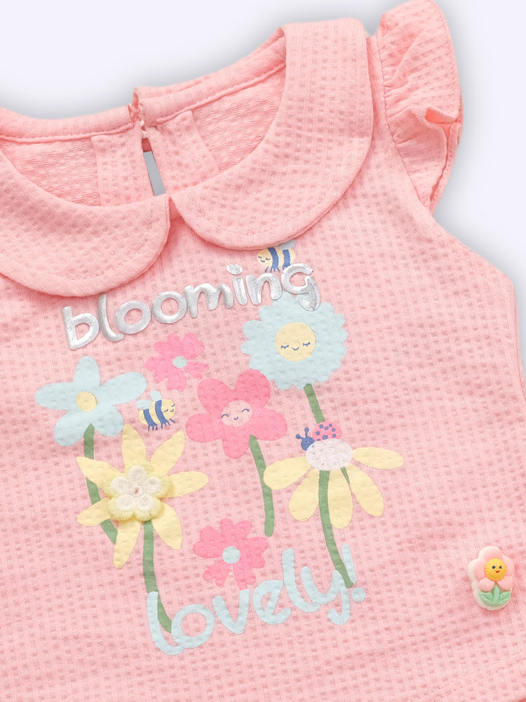 Baby's Day Girls Cotton Top with Shorts