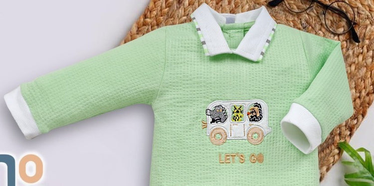 Pompidou Full Sleeves Rompers For Baby Boys
