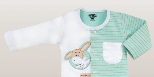 Pompidou Full Sleeves Rompers For Baby Boys