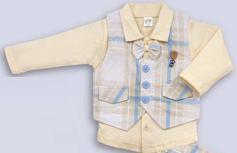 3 Piece Jacket Set for Baby Boys