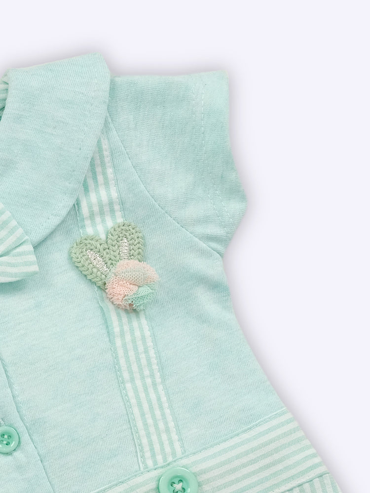 KIKO Printed Cotton Romper for New Born Baby