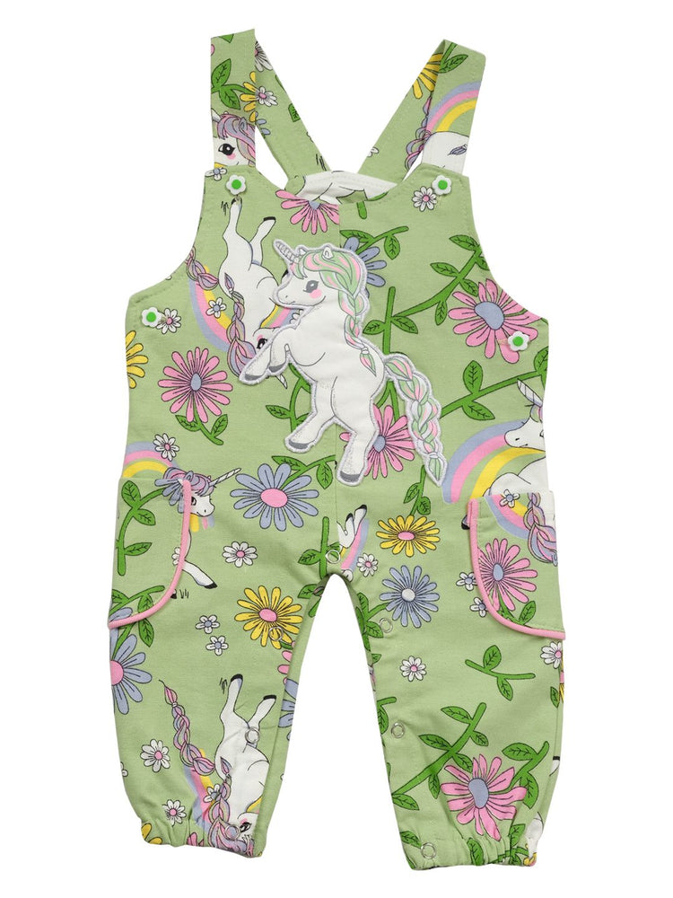 Baby Full Sleeve Top and Dungaree Romper Set