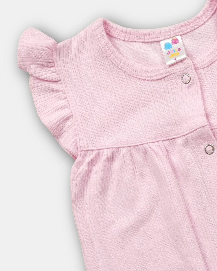 JELLY JOY Baby Girl Chambray Romper