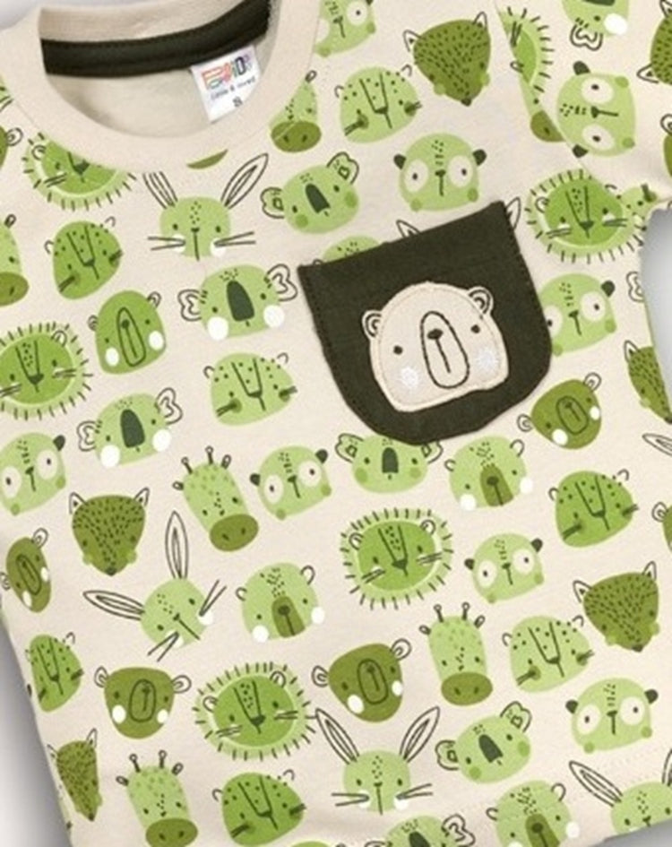 Pompidou Baby Boys Casual Shirt with Shorts