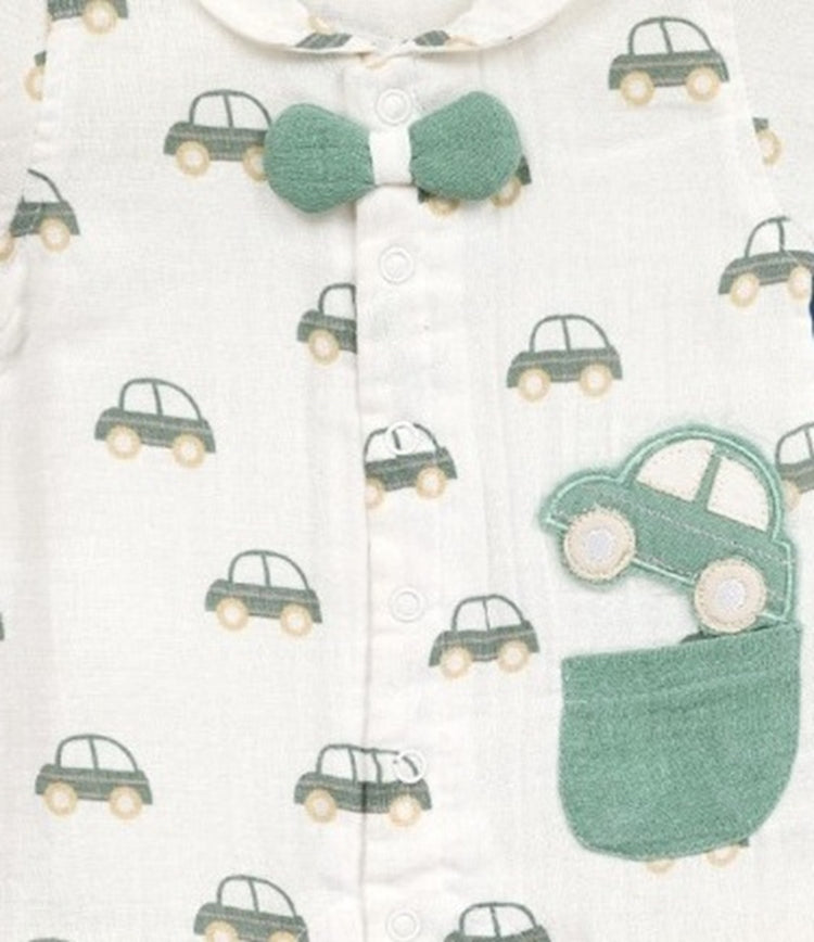 Pompidou Full Sleeves Rompers For Baby Boys