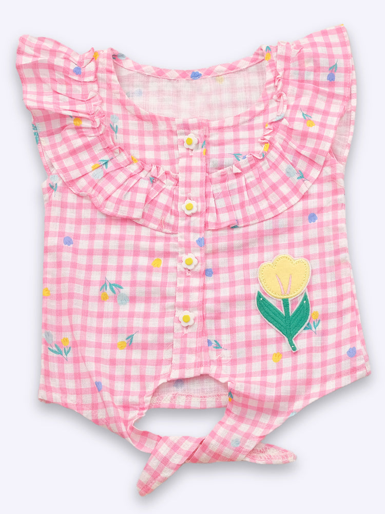 Baby's Day Girls Pure Cotton Top and Shorts
