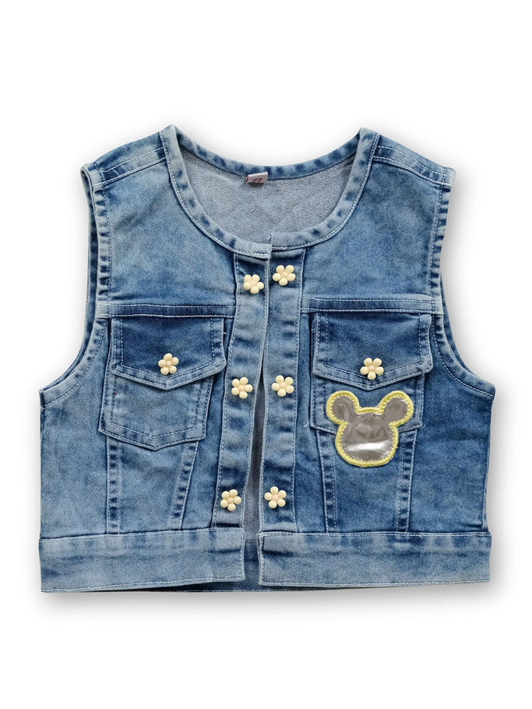 KETI MINI T-Shirt Tops and Denim Bottoms with Jacket Combo Pack