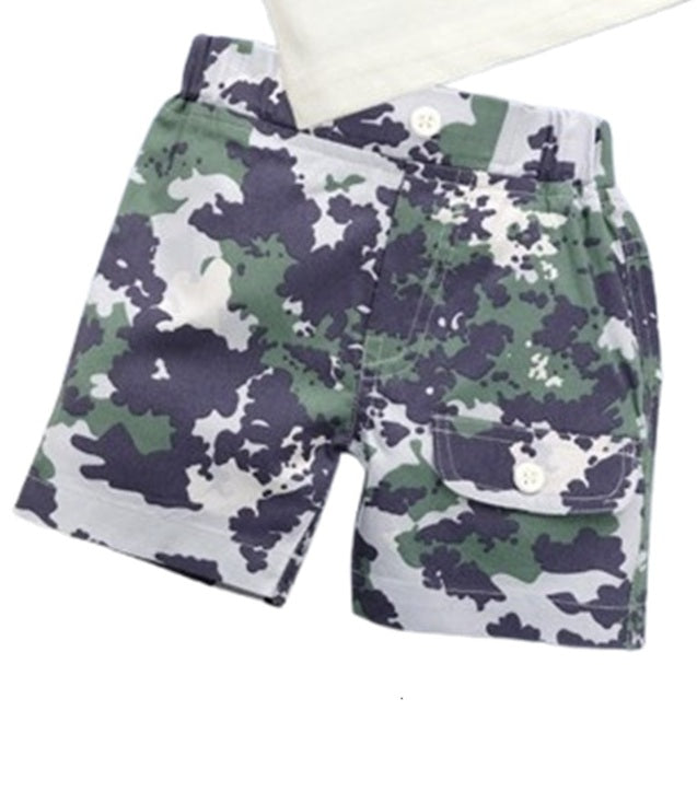 Pompidou Baby Boys Casual Shirt with Shorts