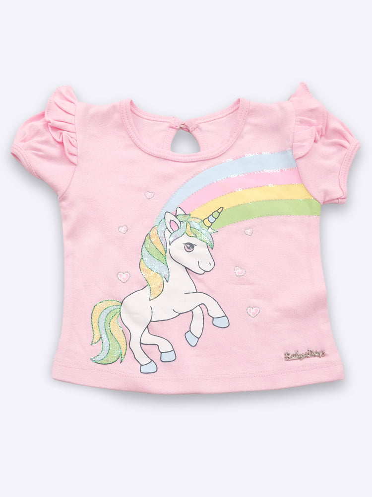 Baby's Day Girls Cotton Top and Bottom