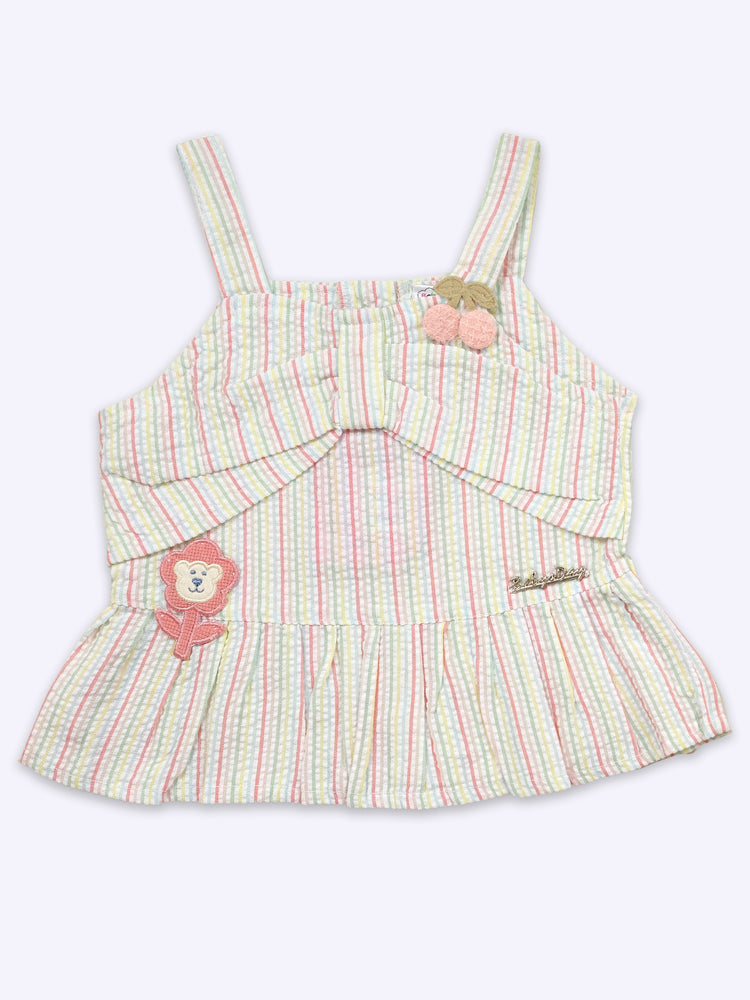BABY'S DAY Sleeveless Pure Cotton Top With Shorts