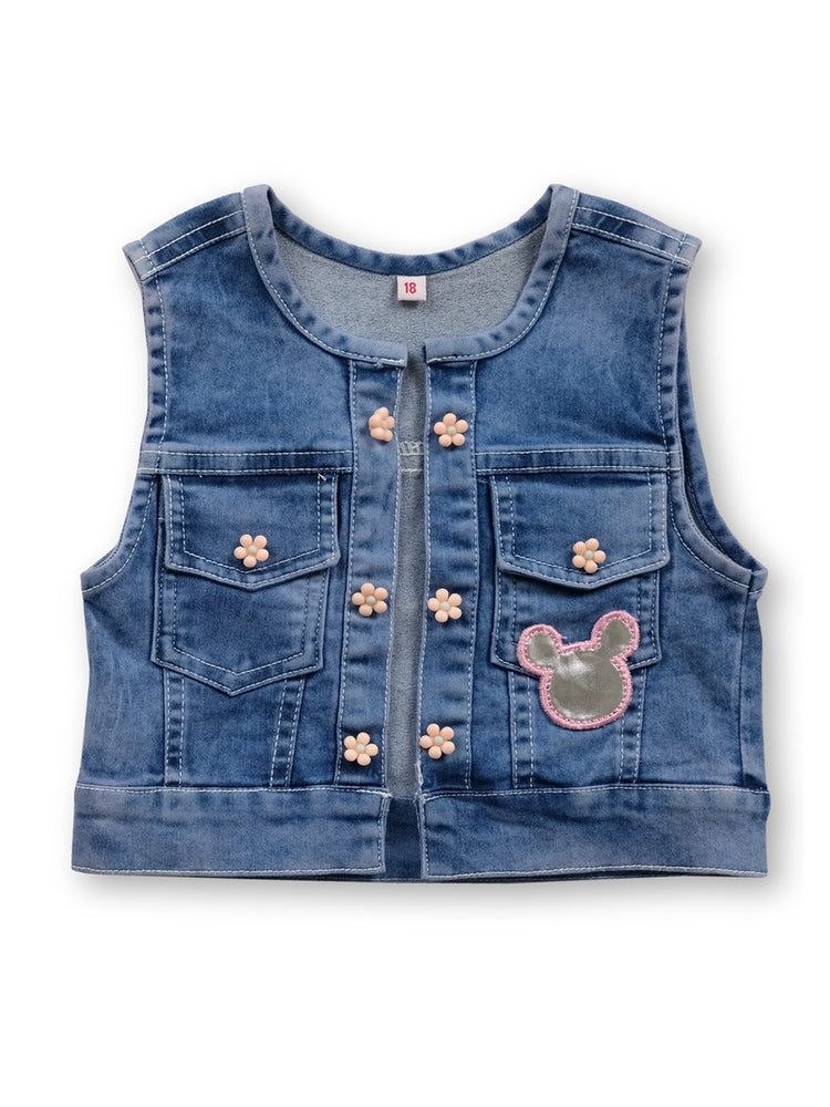 KETI MINI T-Shirt Tops and Denim Bottoms with Jacket Combo Pack