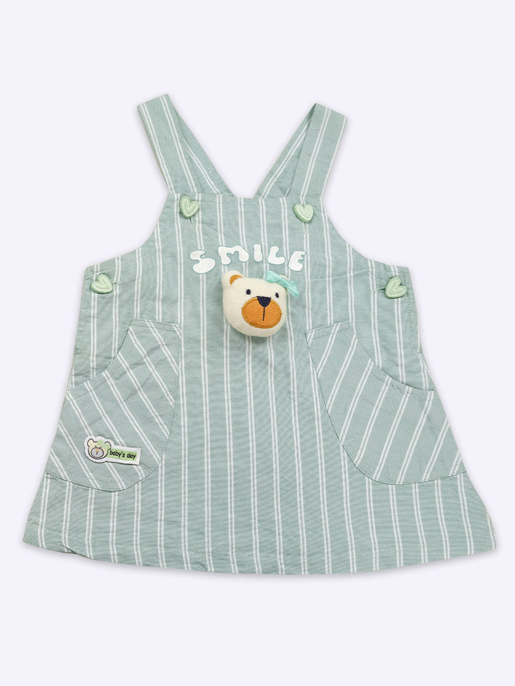 BABY'S DAY Top With Dungaree Dresses with Panty