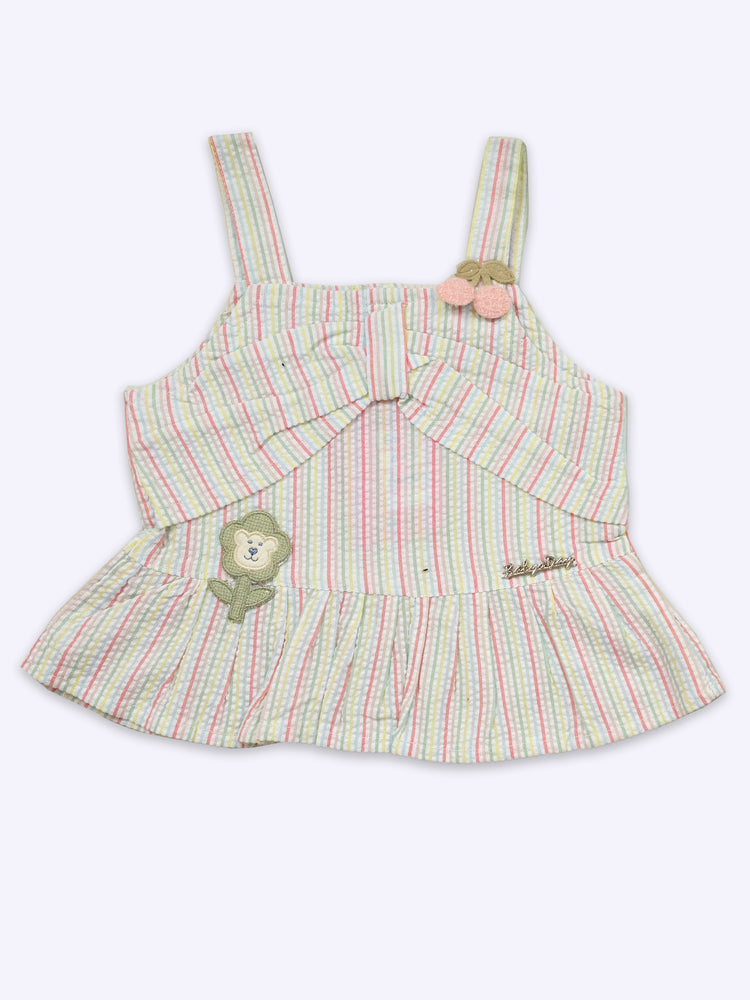 BABY'S DAY Sleeveless Pure Cotton Top With Shorts