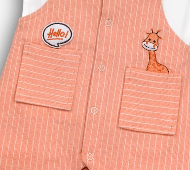Pompidou Dungaree For Baby Boys Casual Printed