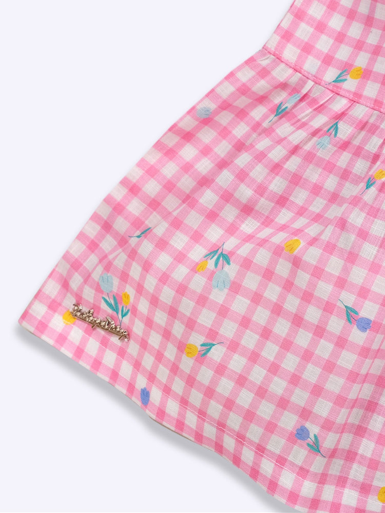 Baby's Day Frock Fit & Flare Dress with panty