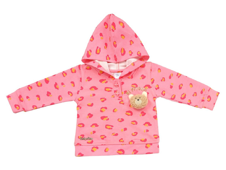 Girl Hooded Pure Cotton Clothing Set
