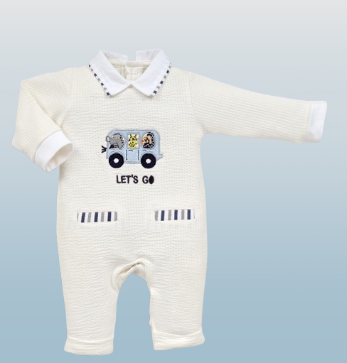 Pompidou Full Sleeves Rompers For Baby Boys