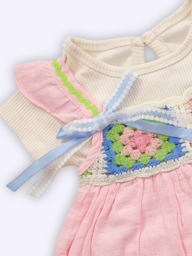 KIKO Cotton Dunagree Set for New Born Baby