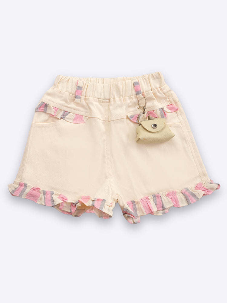 KIKO Baby Girls Printed Top with Shorts