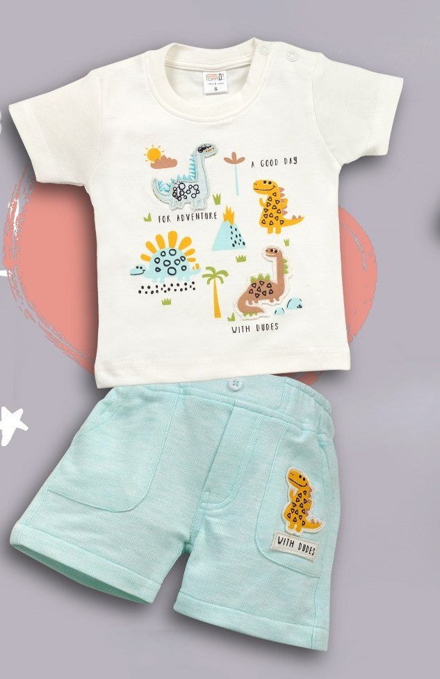 Pompidou Baby Boys Casual Shirt with Shorts
