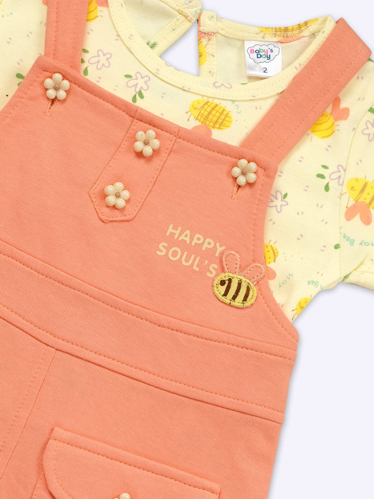 BABY'S DAY Dungaree Dresses with Panty