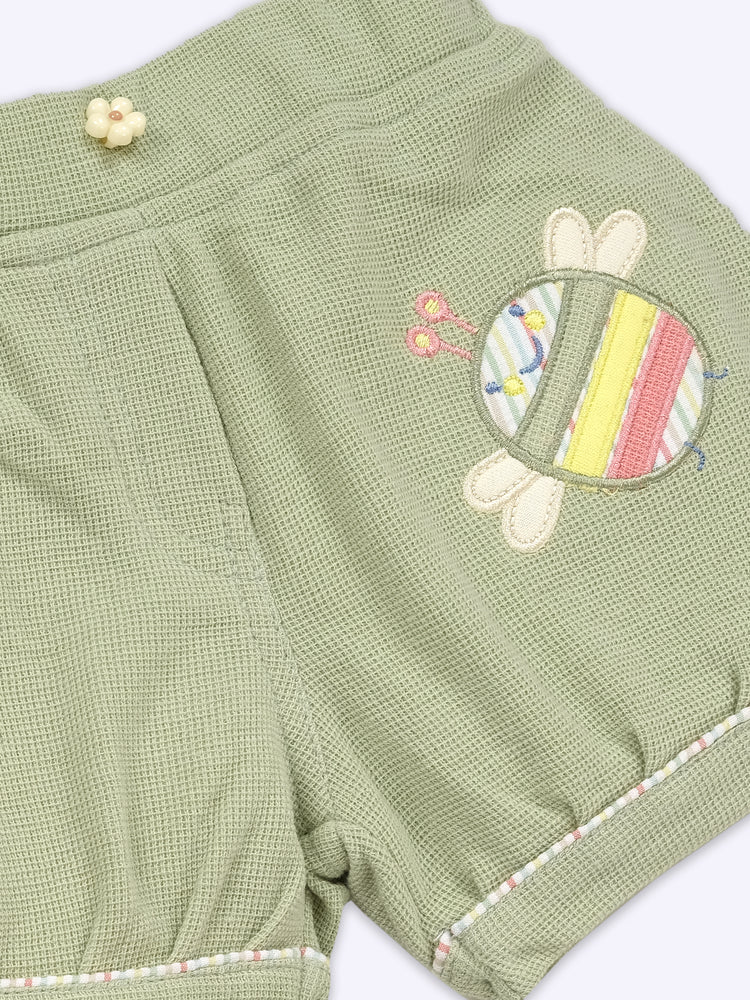 BABY'S DAY Sleeveless Pure Cotton Top With Shorts