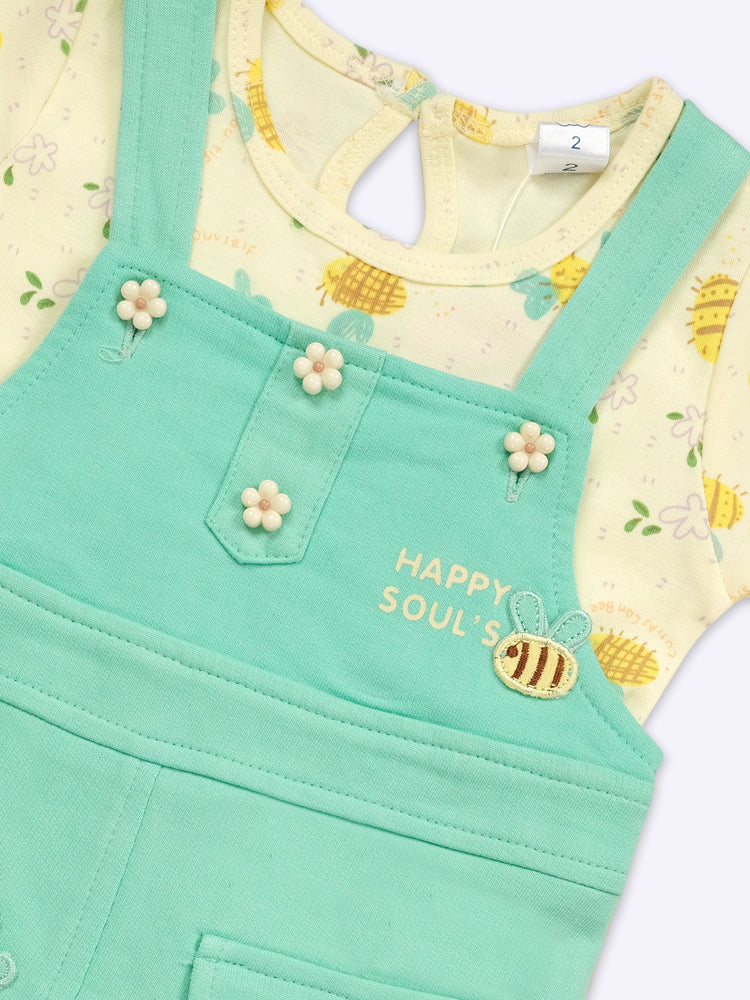 BABY'S DAY Dungaree Dresses with Panty
