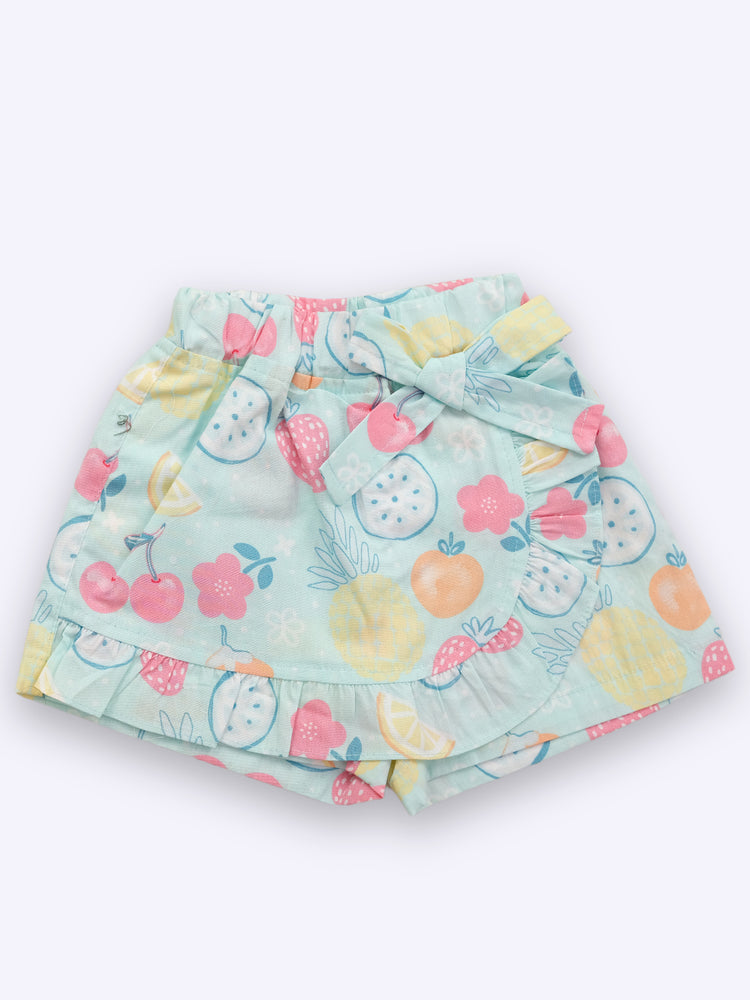 KIKO Printed Sleeveless Top and Shorts