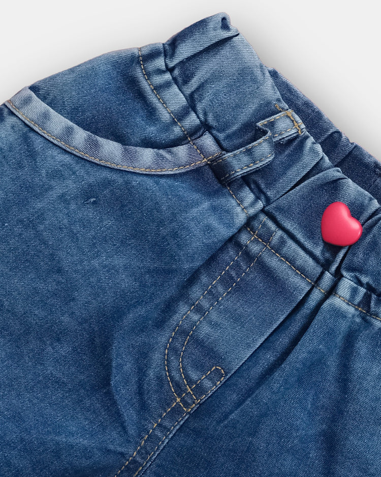 BABY'S DAY Sleeveless Tops and Denim Shorts