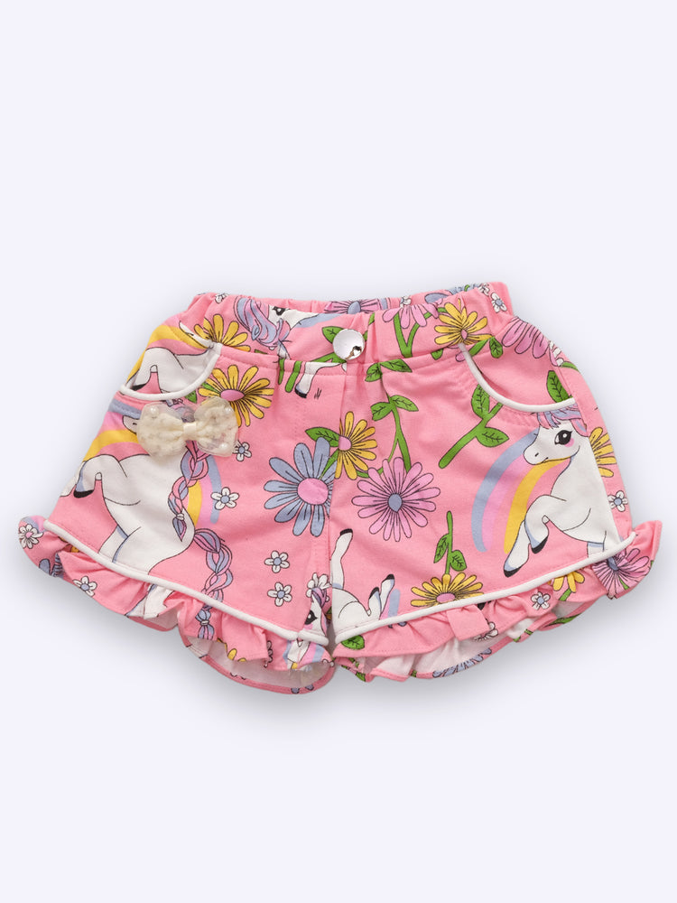 Baby's Day Girls Cotton Top and Bottom