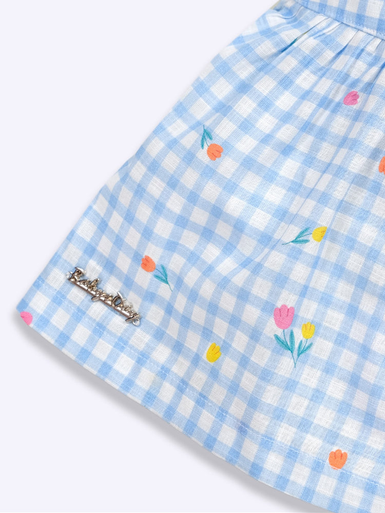 Baby's Day Frock Fit & Flare Dress with panty