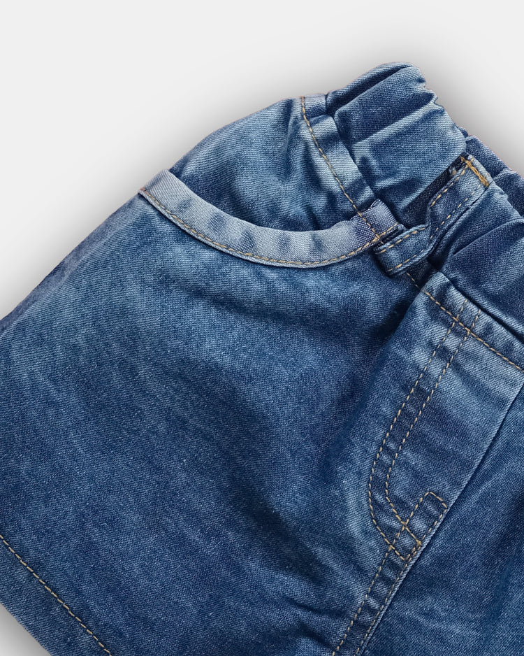 BABY'S DAY Sleeveless Tops and Denim Shorts