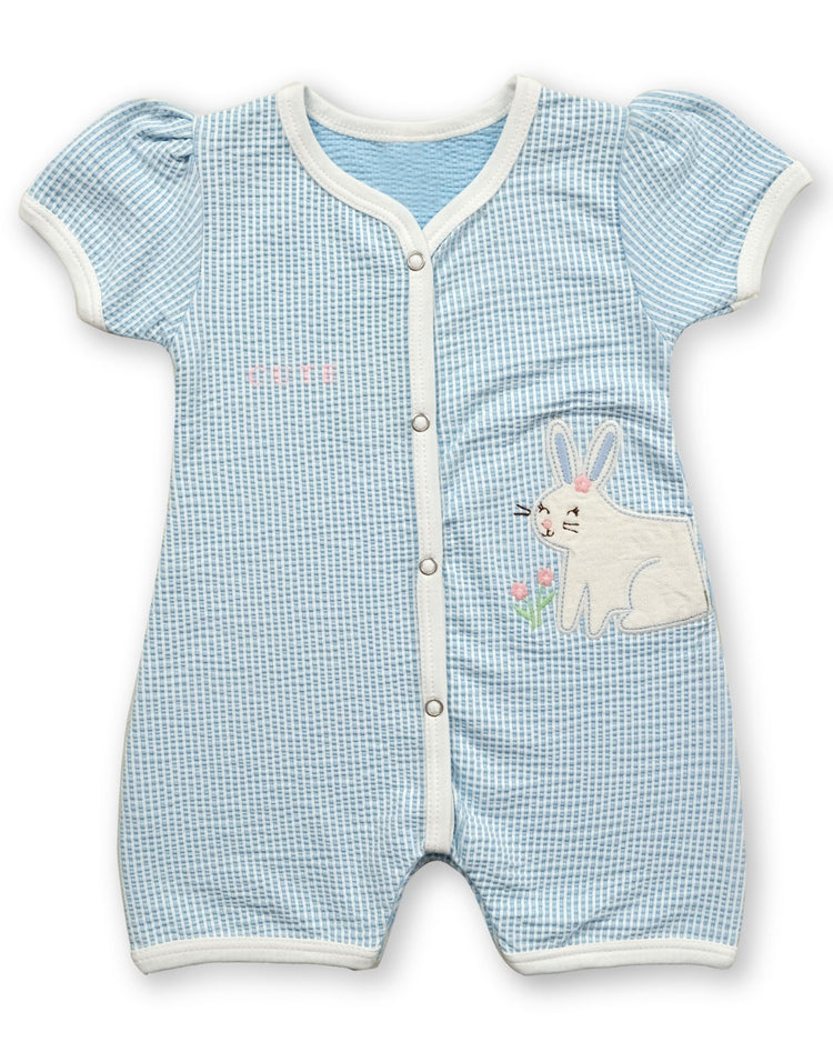JELLY JOY Infant Girls Self Design Cotton Rompers