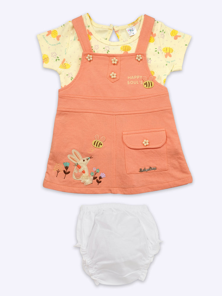 BABY'S DAY Dungaree Dresses with Panty