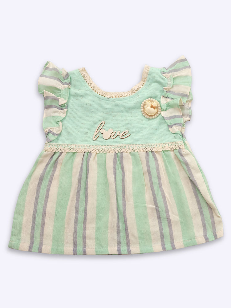 KIKO Baby Girls Printed Top with Shorts