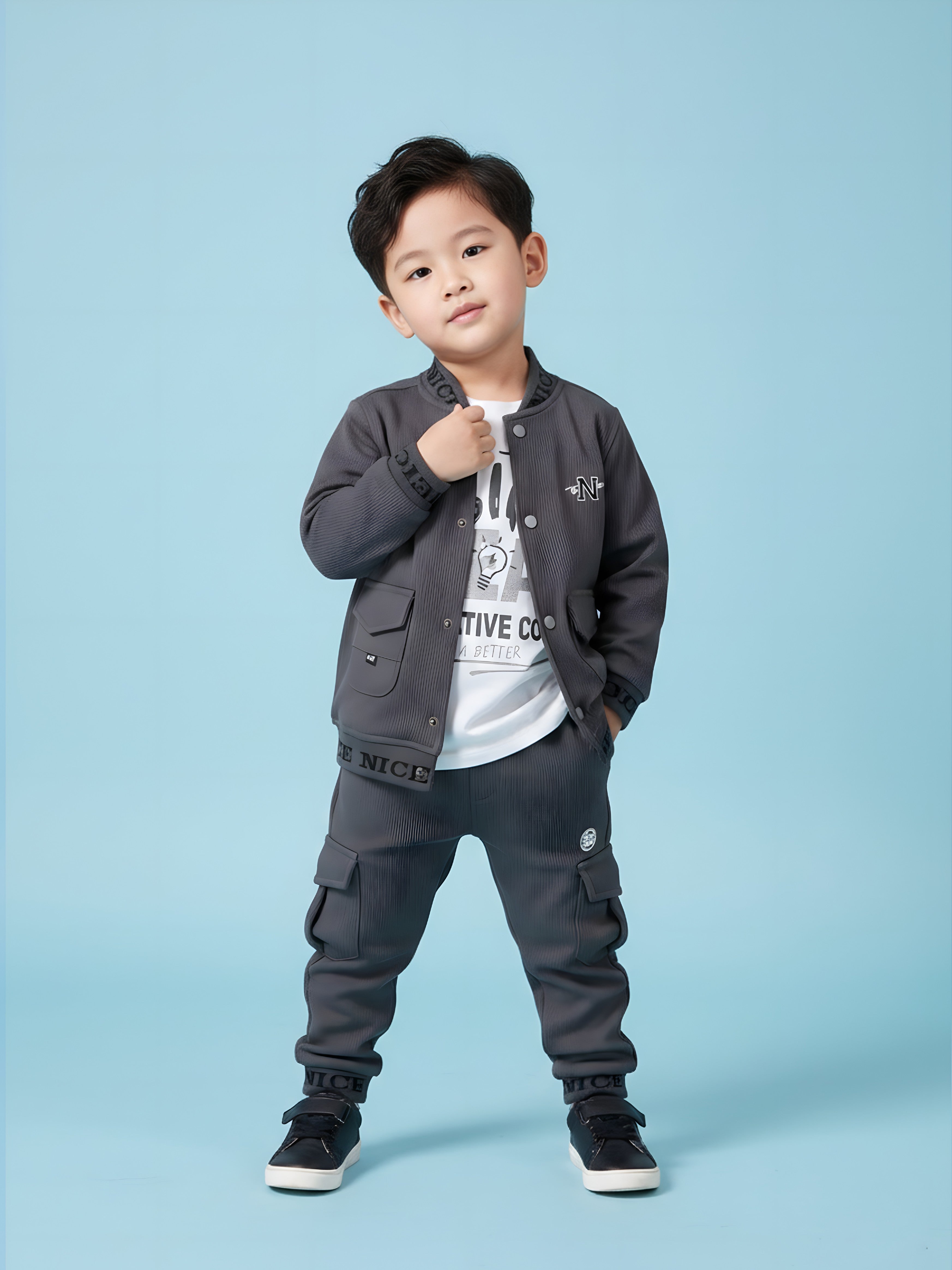Mini Champ Casual Jacket & Jogger Set
